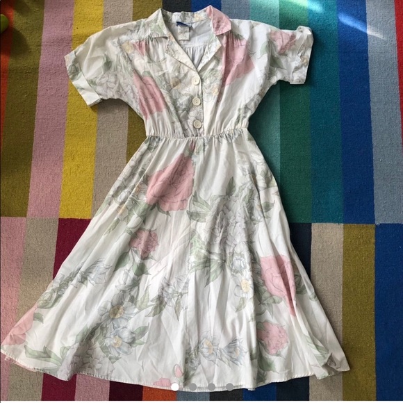 Bedford Fair Vintage Floral Dress - Picture 1 of 4